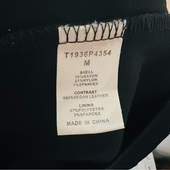 Tart Black & Faux Leather Mini Dress - Picture 11 of 11